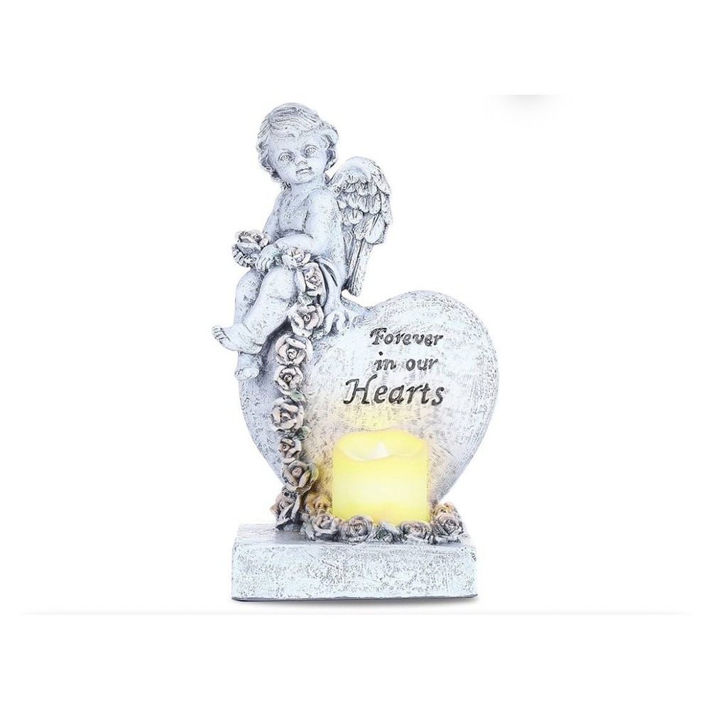Angel Statue with‎ LED Candle Holder